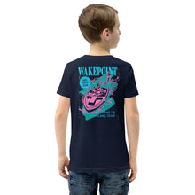 Load image into Gallery viewer, Youth Wakepoint Pink Boat Short Sleeve Shirt
