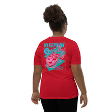 Load image into Gallery viewer, Wakepoint Youth Short Sleeve Pink Boat T-Shirt Red
